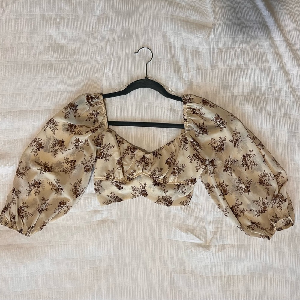 Floral crop top